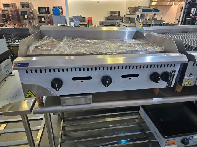 chapa a gás bifeteira 90cm 19mm prime - a pronta entrega