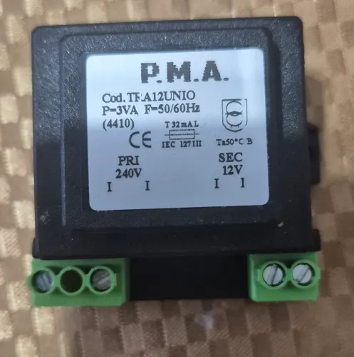 Transformador P.M.A. PRI 240V SEC 12V