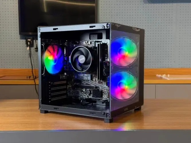 PC Gamer - RYZEN 5 5600GT, A520M-A PRO, 16GB(2X8GB), 512GB, 650W, G-CUBE