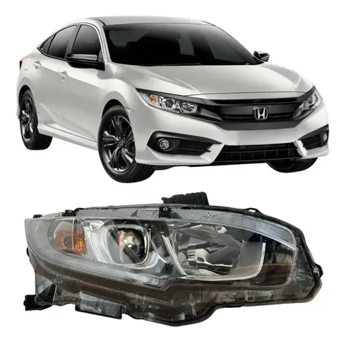 Farol Honda Civic G10 2017 2018 2019 Original 26051602 Direito/passageiro Direito