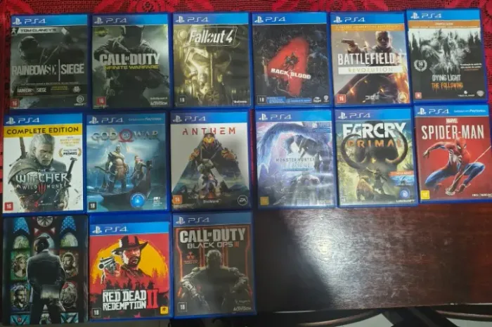 Vendo Jogos de PS4 - LEIA TODO ANÚNCIO ANTES