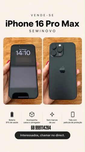 Iphone 16 pro max 