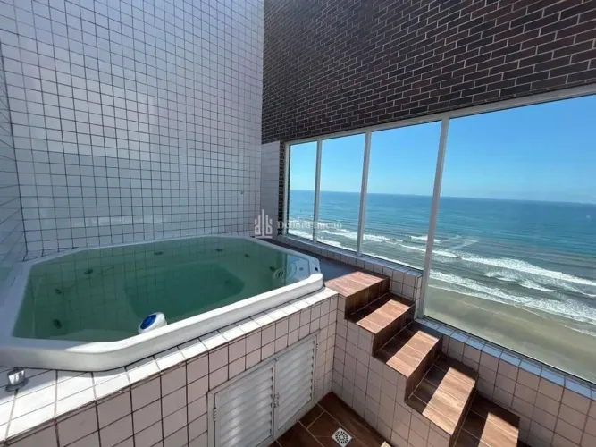 COBERTURA DUPLEX FRENTE MAR !! APENAS R$ 620 MIL DE ENTRADA 3DORM 2SUITES 3VAGAS