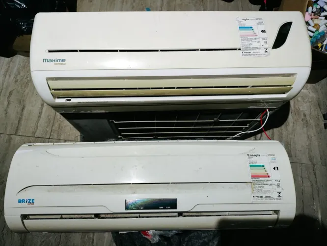 2 ar condicionado split Komeco 12.000 e 9.000 btus