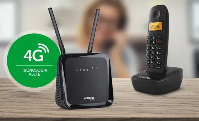 Modem intelbras interface celular 4G desbloqueado