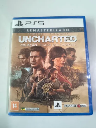 UNCHARTED Coleção Legado dos Ladrões Remasterizado PS5 Lacrado