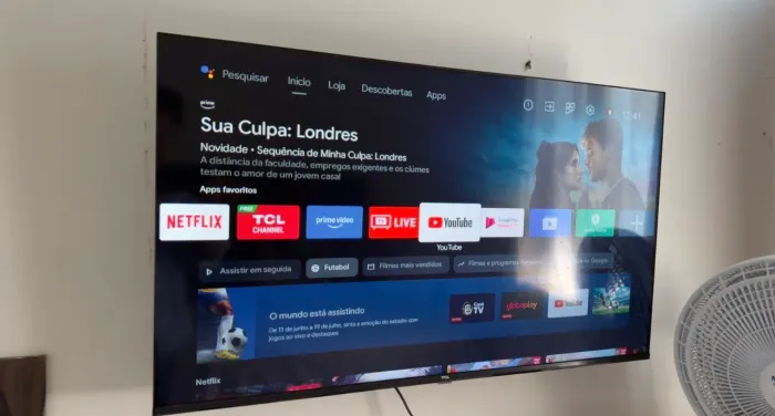 Tv TCl 44polegadas 1.200,00