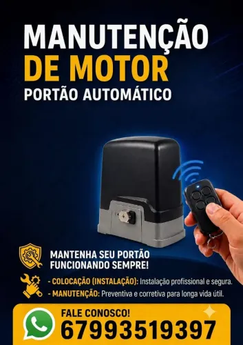 Manutenções de portão eletrônico