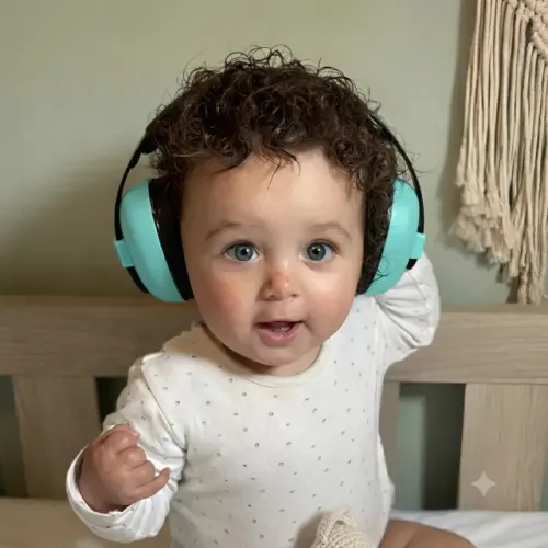 Protetor Auricular Infantil Lehmox LEF-1218 Abafador de Ruído para Bebês e Crianças