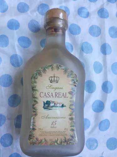 Singani Casa Real Aniversario 15 Anos - Garrafa Vintage Rara (Lote 1995)