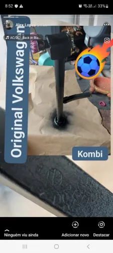 Macaco antigo de Kombi original Volkswagen