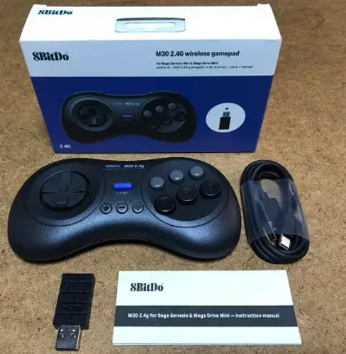 Controle 8BitDo M30 2.4g Novo Ler a Descrição.