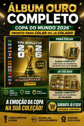 Álbum completo da copa do mundo pra colar 
