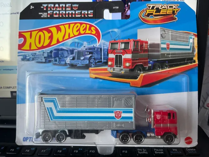 HOT WHEELS TRANSFORMERS CARRETA OPTIMUS PRIME