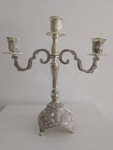 Par de Castiçal 3 velas