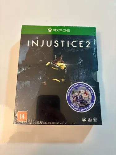Injustice 2 + Bluray Liga da Justiça Xbox One LACRADO