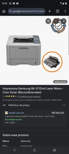 Impressora Laser Samsung 
