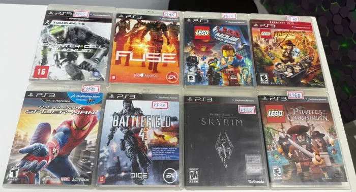 Jogos ps3 variados preços na capa originais 