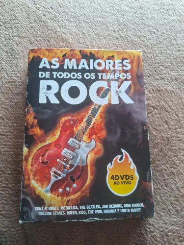 Os Maiores guitarristas de todos os tempos 4 DVDs