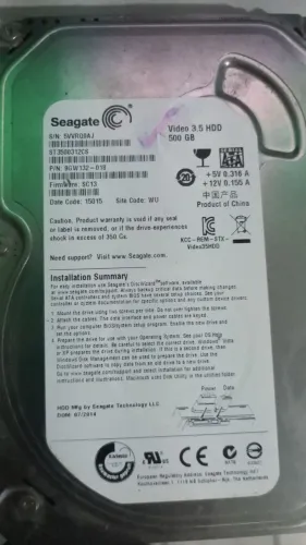 Hdd Seagate 500Gb