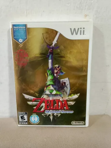 Zelda - Wii - CASE + MANUAIS!!!!