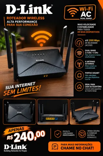 Roteador D-link Modelo: D-Link DIR-2150