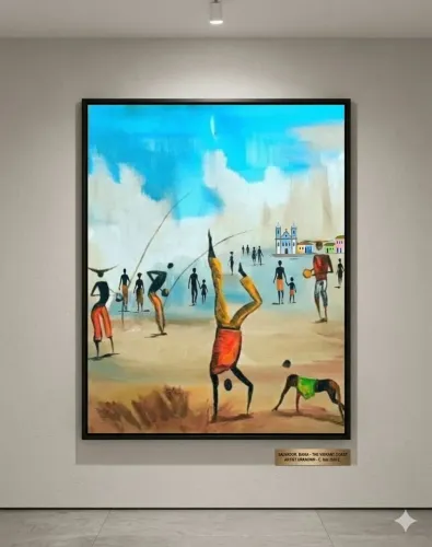 Quadro Releitura Heitor Carybé  50x70