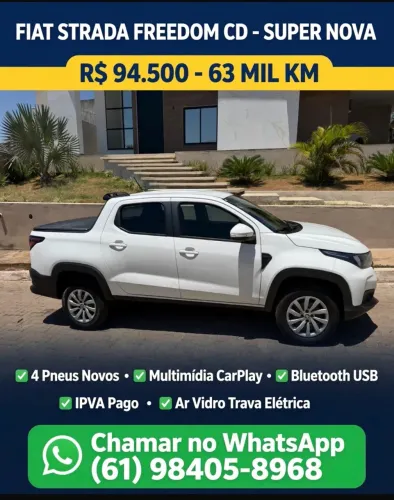 Fiat Strada Freedom 1.3 Flex 8V CD 2024