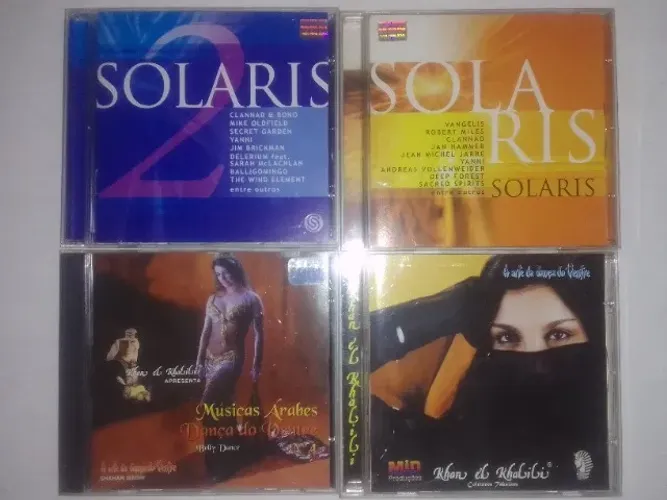 A Arte da Dança do Ventre Khan eL Khalilib / Solaris Cd A Arte Da Dança Do Ventre - Khan E