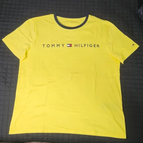 Camiseta Tommy Hilfiger Masculina Amarela Origina - Ml