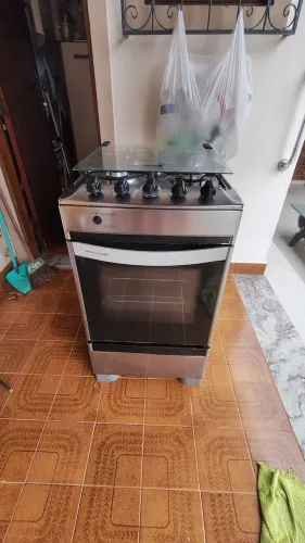 Fogão Brastemp inox 4 bocas