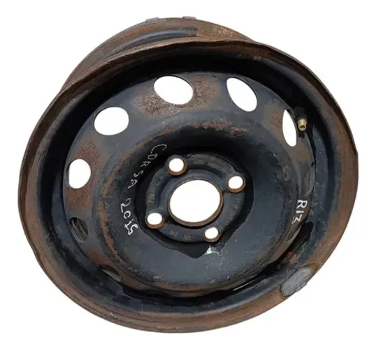 Roda Ferro Aro 13 Chevrolet Gm Onix Corsa Celta Preto Preto