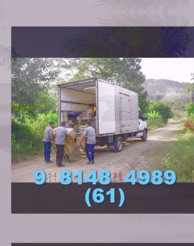 frete )_caminho para sua mudança no guará! transporte rápido e seguro!