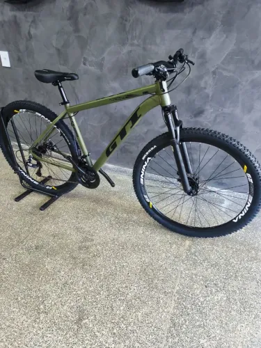 Bicicleta aro 29 GTI Roma Verde militar - Nova Promoção