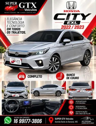 Honda City Sedan EXL 1.5 Flex 16V 4P Aut. 2023