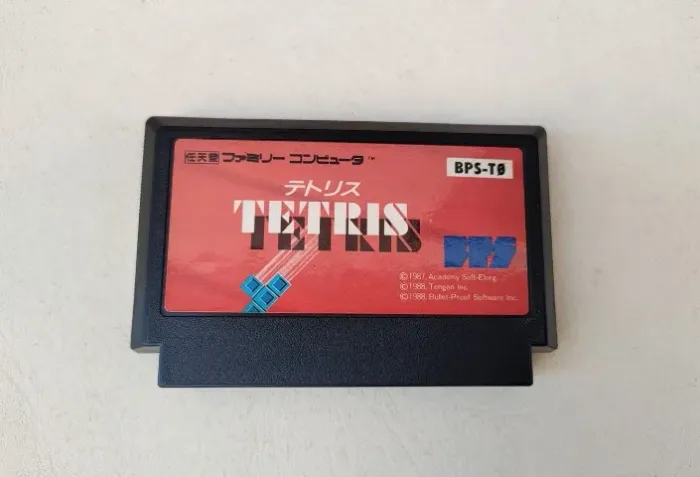 tetris - Cartucho Original Japonês Para Nes Famicom