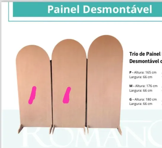 Móveis para decoração de festa 