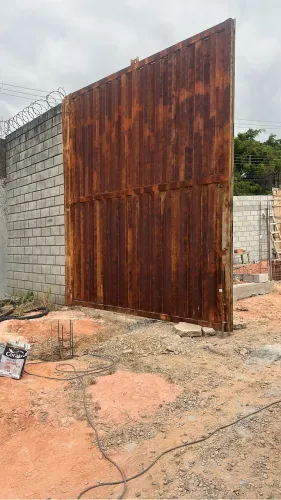 Portão para galpão/lote