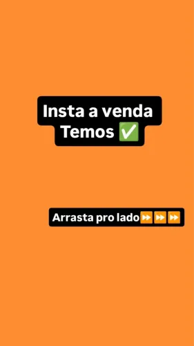 Compra conta do Instagram