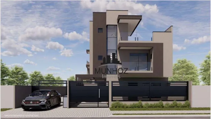 Sobrado com 3 dormitórios à venda, 151 m² por R$ 1.250.000 - Hauer - Curitiba/PR