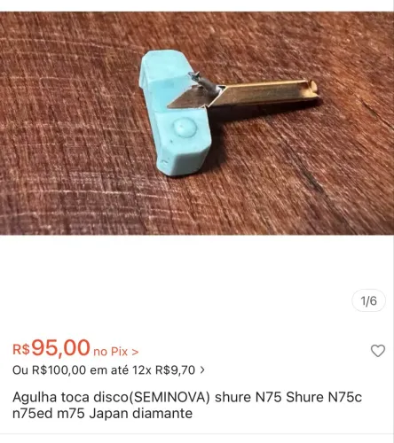 Agulha shure