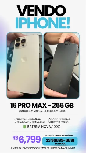 Vendo IPhone 16 Pro Max