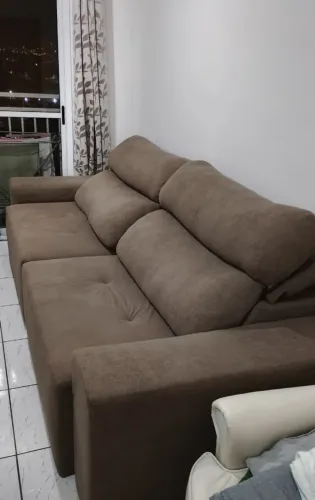 Sofá Retrátil 3 Metros de Cumprimento - Semi Novo