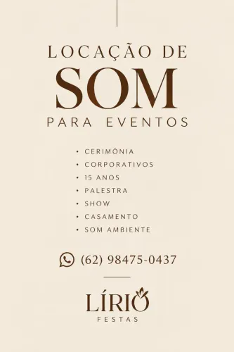 Locação de som aluguel de som
