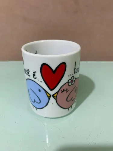 Caneca Romântica 250 ml By Dajuju Frase de Amor Nova