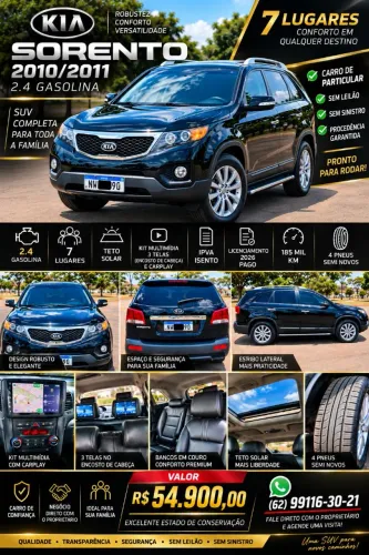 Kia Motors Sorento 2.4 16V 4X2 Aut. 2011