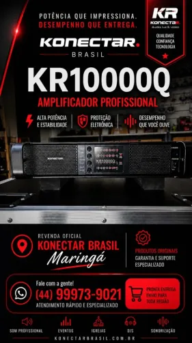 POTENCIA 4 CANAIS 10000 watts