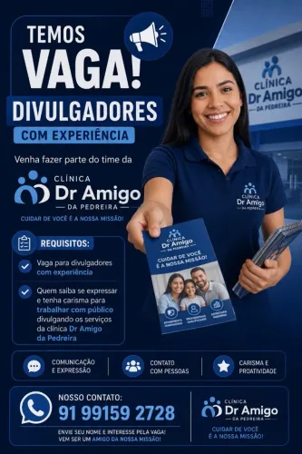 Panfletista,com experiência para trabalhar em clínica odontologica período integral