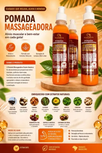 POMADA DR.AVESTRUZ AMELHOR