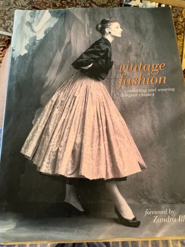 Livro vintage fashion